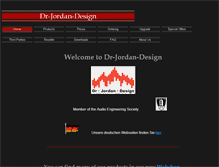 Tablet Screenshot of dr-jordan-design.com